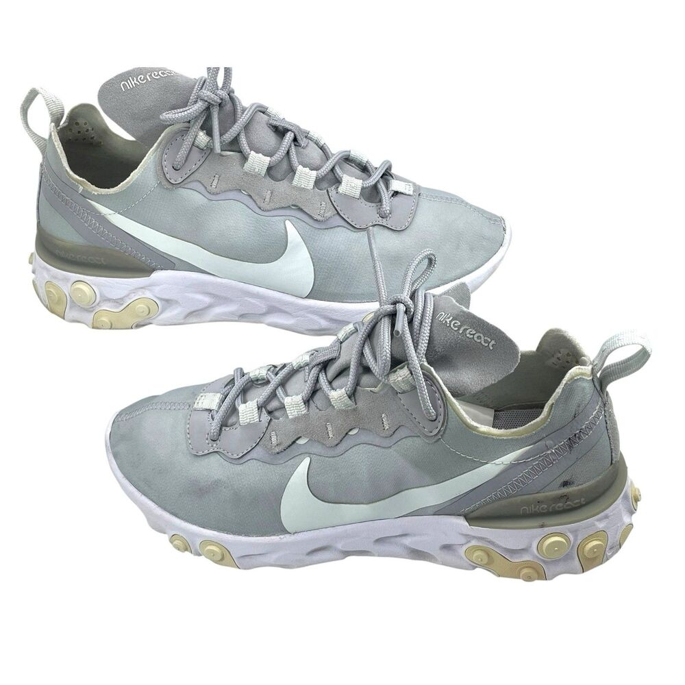 Nike React Element 55 Wolf Grey Running Shoes Women’s 7.5 BQ2728-005
